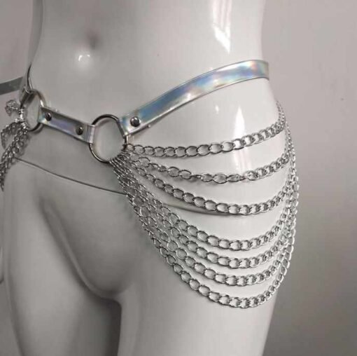 Erotic BDSM Sex Toys for Couples Leather Leg Bondage Body Harness Lingerie Goth Belt for Women - Image 5