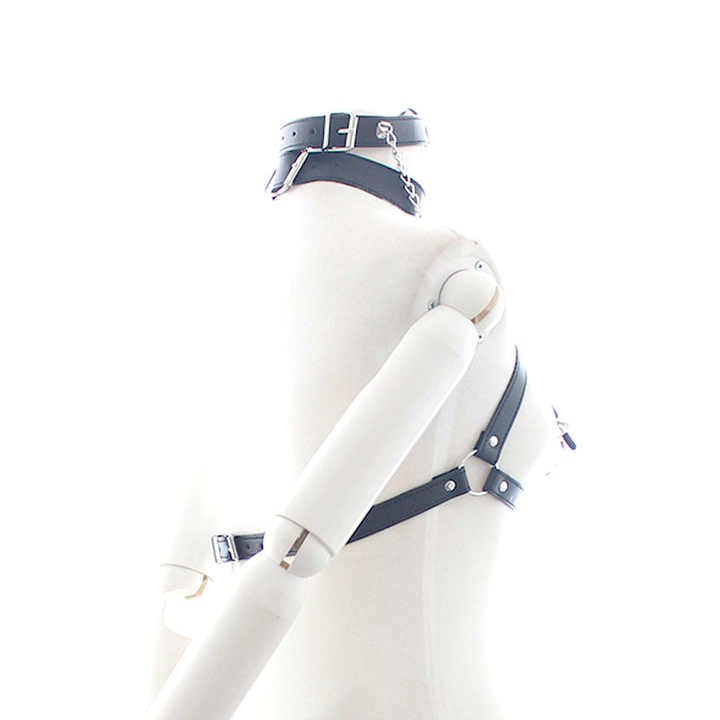 Sex Bondage Nipple Clamp SM Chest Harness Breast Clamp Neck Collar Bdsm Restraint for Sex Game - Image 3