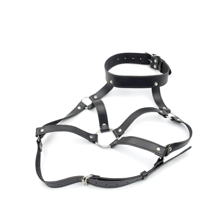 Sex Bondage Nipple Clamp SM Chest Harness Breast Clamp Neck Collar Bdsm Restraint for Sex Game - Image 5
