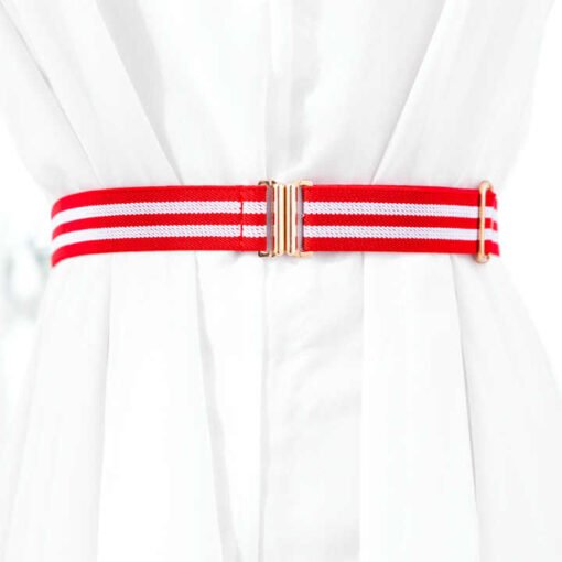 Elastic Belt Kindergarten Canvas Boy and Girl Scout Training Children's Student Belt Elastic Belt Width 2.5cm - Image 6