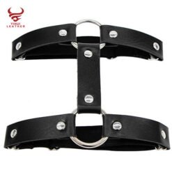 Fashion Punk Leg Harness Garter Belts Goth Ladies Bondage PU Sexy Chastity Belt Plus Size Garters Belt