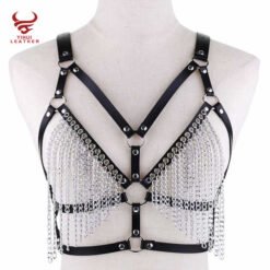 Women Sexy Lingeries Harness Belt Sexy Chastity Bold Belt Garter Chest Body Clear Sex Toy Corset Belt