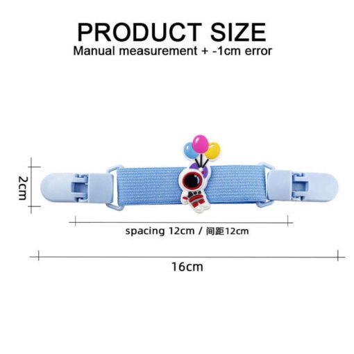 Fashion 40+ Style Baby Kids Elastic Strap With Plastic Clips for Pants Double_head Clamp - Image 6