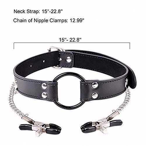 Sex Bondage Nipple Clamp SM Chest Harness Breast Clamp Neck Collar Bdsm Restraint for Sex Game - Image 2