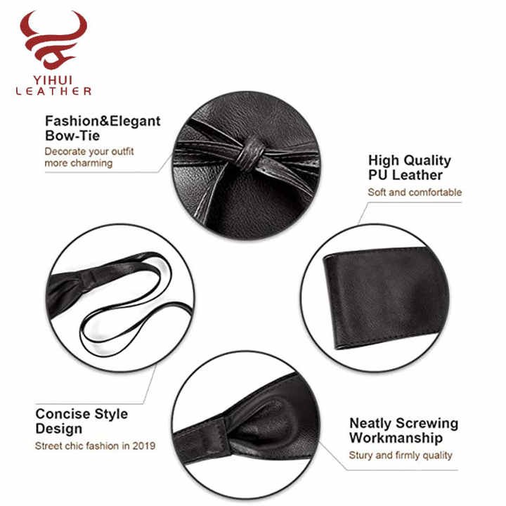 Women Slimming Body Waist Elastic Belts for Ladies Ultra Wide Corset Belt Black Wide OBI Belt for Women Shirt - Image 3