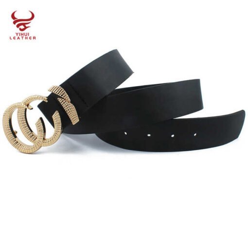 2021 New Wholesale Women Fashion Belt Famous Brands PU Women Leather Belt Cc Belts - Image 6
