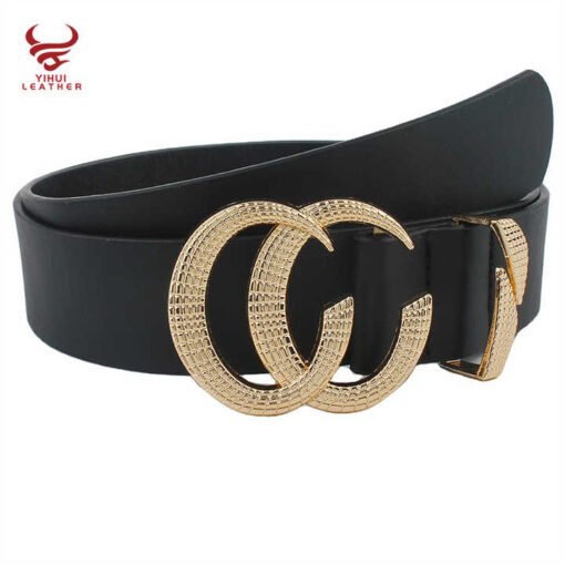 2021 New Wholesale Women Fashion Belt Famous Brands PU Women Leather Belt Cc Belts - Image 3