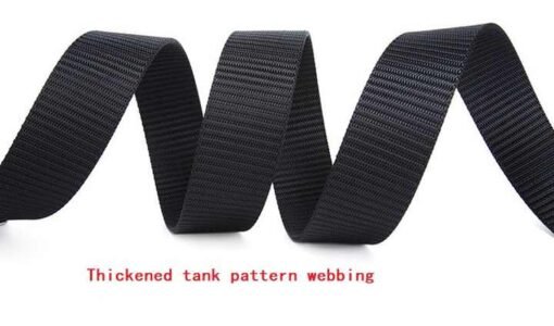Glossy Laser LOGO Canvas Thickened Nylon Belt Boys Automatic Belt Buckle Casual Webbing Pants Belt for Man - Image 3