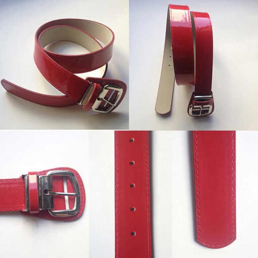 Factory Custom High Quality PU Belt Men's and Women's Student Baseball Sports Belt Multiple Colors Dress Belts - Image 4
