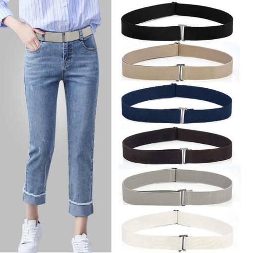 Elastic Crop Band for Younger T-Shirts Tuck Band Crop Tops Blouses for WomanTuck Band No Show Invisible Women's Stretch Belt - Image 6