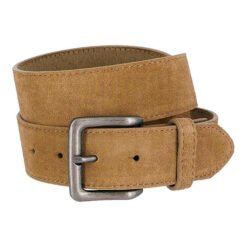 Customized Pure Cowhide Leather No Buckle Belts Replacement Full Leather Waist Belts Needle Buckle Suede Leather Belt Men