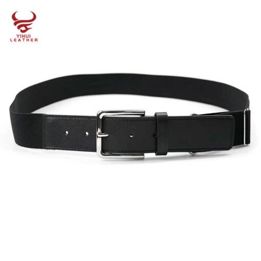 Wholesale Adult and Youth Softball Uniform Belts PU Leather Belt Elastic Stretch Braided Baseball Golf Belt for Men and Women - Image 4