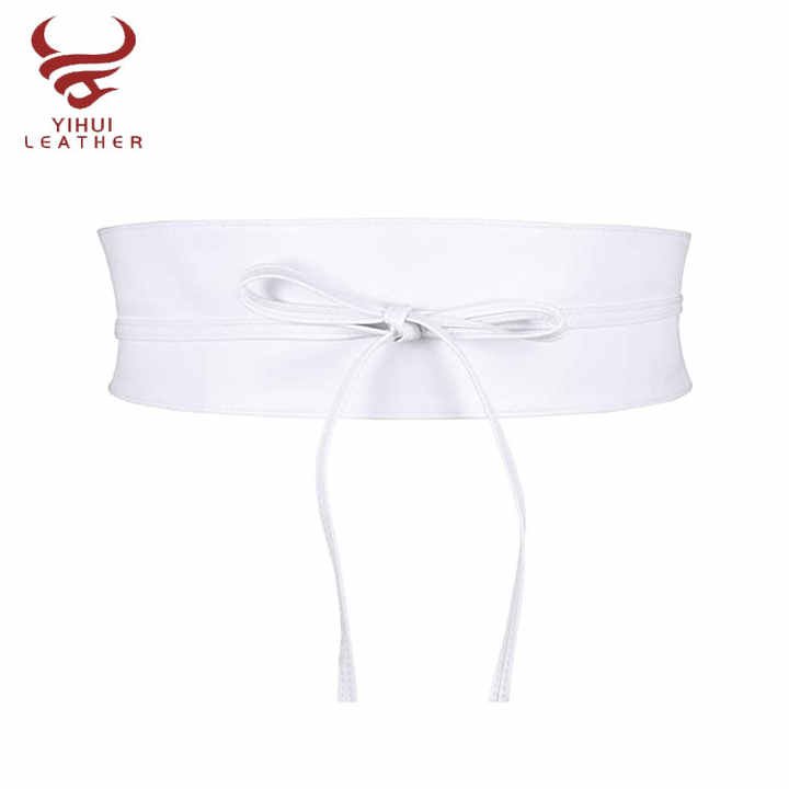 Women Slimming Body Waist Elastic Belts for Ladies Ultra Wide Corset Belt Black Wide OBI Belt for Women Shirt - Image 6