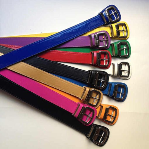 Factory Custom High Quality PU Belt Men's and Women's Student Baseball Sports Belt Multiple Colors Dress Belts - Image 2