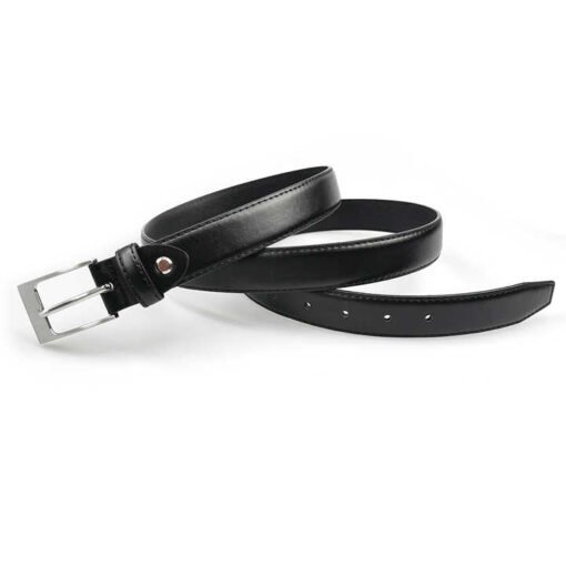 Wholesale Pin Buckle Genuine Leather Strap for Men Casual 100% Cow Leather Uniform Men Trouser Belt With Single Prong Buckle - Image 3