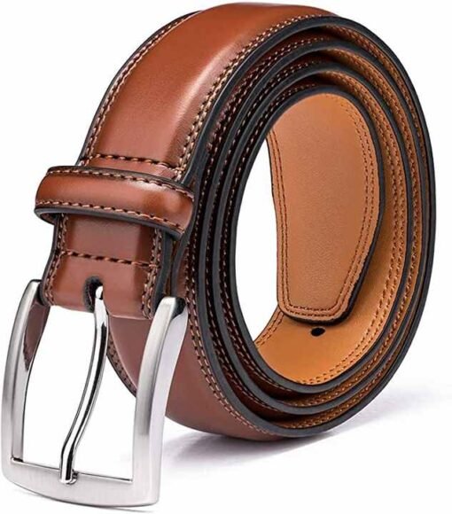 High Quality Classic Design Leather Belt for Business Work Men Leather Belt Alloy Pin Buckle Genuine Leather Belt for Men Pants